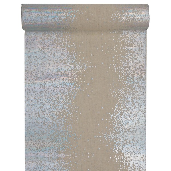 (4,98 €/M) TischläUfer Sprinkles 28 Cm X 3 M Natur / Silber Weihnachten Hochzeit-image