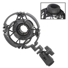 NEW Microphone Shock Mount Stand Clip For AKG H-85 C3000 C414 C4000 C2000 Black