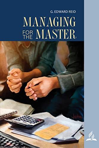 Managing for the Master (1Q 2023 Bible Bookshelf) - Paperback - VERY GOOD