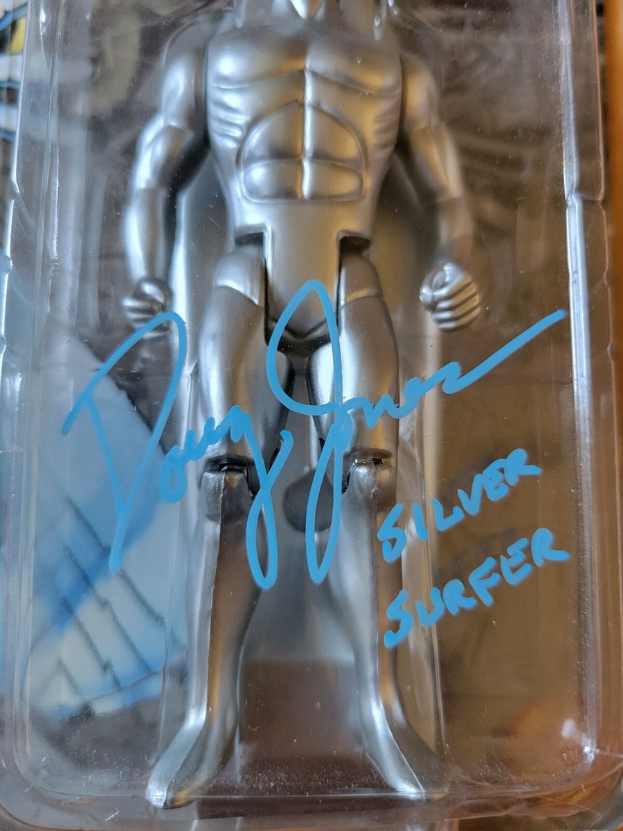 Marvel Silver Surfer Action Figure by Toy Biz 1990 - Signed by