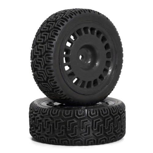 4 llantas y neumáticos de goma 68 mm para Tamiya TT01 XV02 94123 1/10 RC Rally Car - Imagen 15 de 21