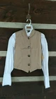 SASS Cowboy-Civil War-Steampunk --shirt and vest.  SIZE SMALL WOMENS/FRONTIER
