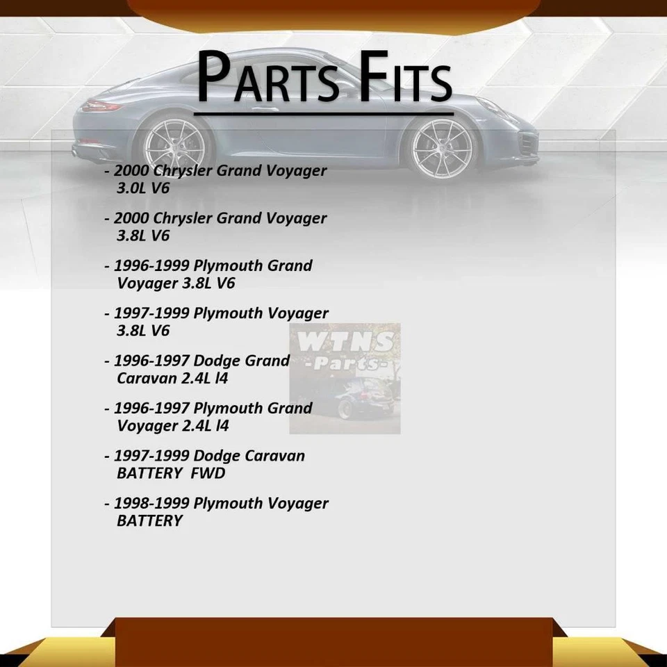 For 1998 1999 Plymouth Voyager BATTERY Front Rear Sway Bar Link Kit 4x - Изображение 3 из 4