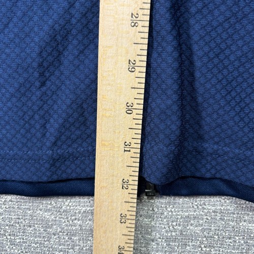 Adidss Track Jacket Mens 2XL Blue Full Zip Slim Fit Athletic 3 Strips NEW - Picture 6 of 7