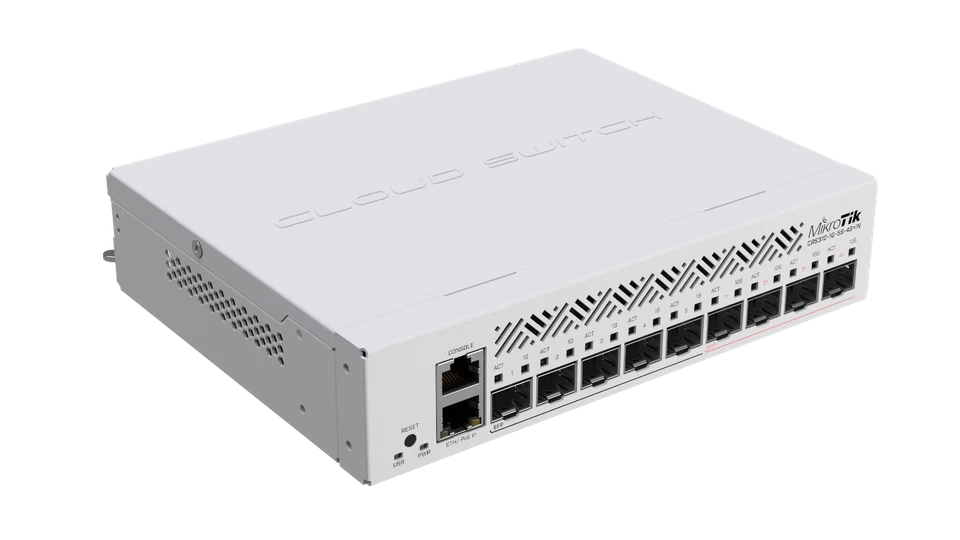 Mikrotik CRS310-1G-5S-4S+IN 10Gigabit Switch 1G port 5 x SFP ports 4 x SFP+ port - Image 4 of 4