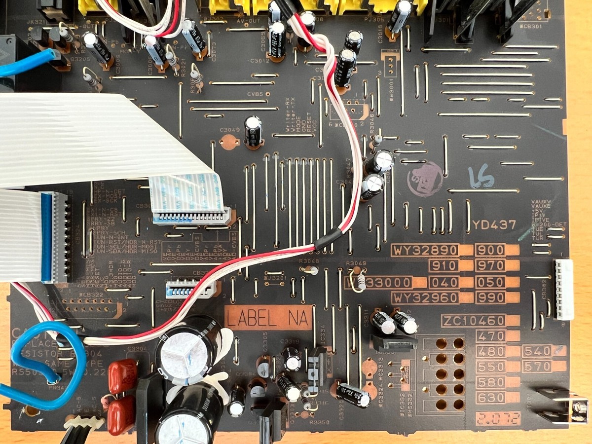 YAMAHA RX-A820 Video 1 Board w/ Speaker Inputs Part ZC104540 YAMAHA RX-A820 Video 1 Board w/ Speaker Inputs Part ZC104540