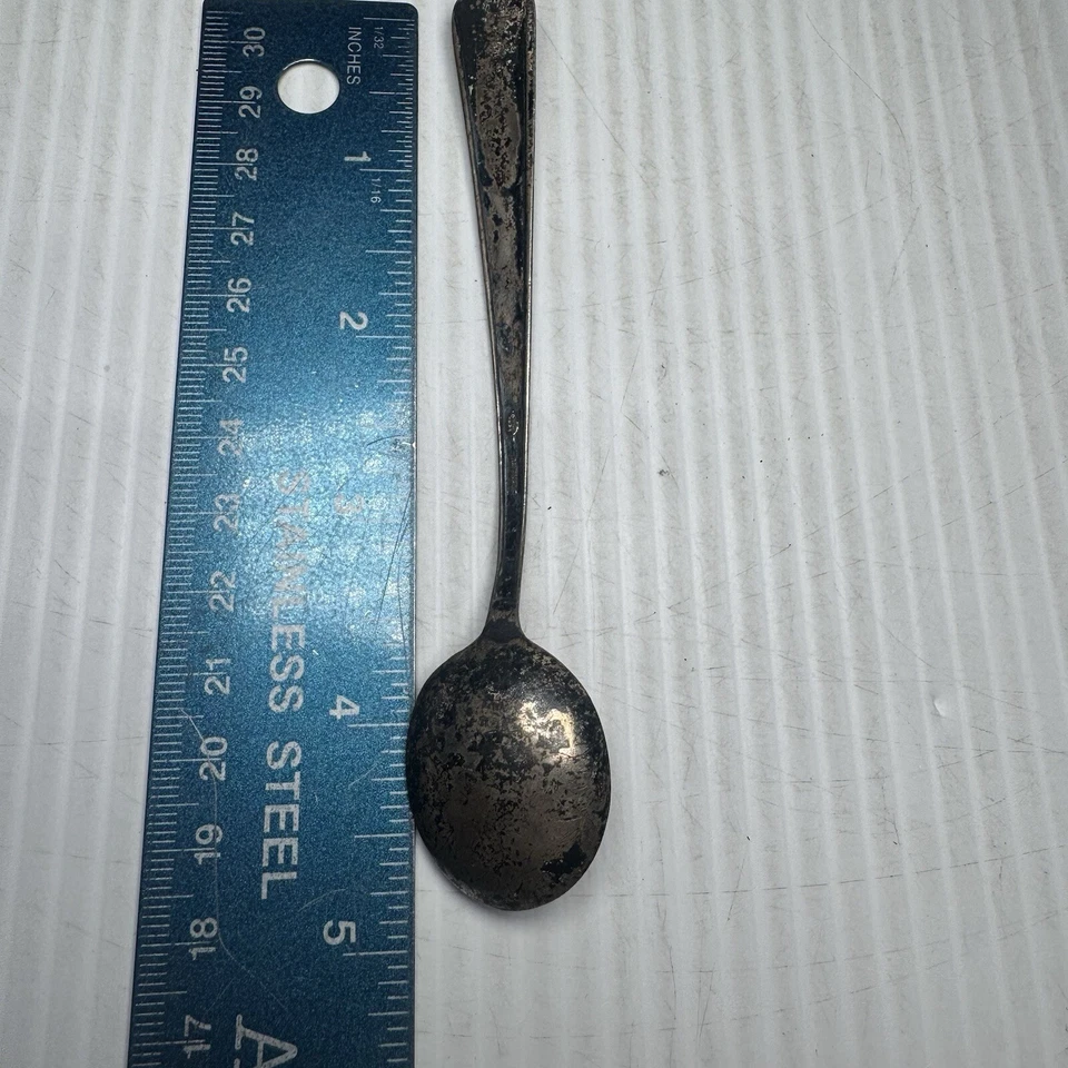 "Cuchara de sal maestra HAMILTON de plata esterlina WEBSTER 3-5/8"" RARA de colección SIN MONO" Foto 2 de 3