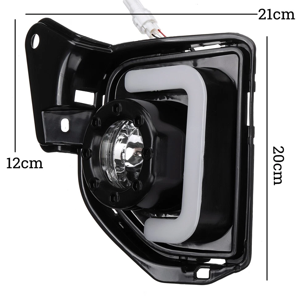 Luz antiniebla de conducción diurna DRL con señal de giro para Toyota Hiace 2014-2018 Foto 3 de 4