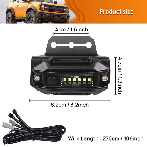 4PCS Interior LED Dome Light Kit w/ Harness FOR Ford Bronco 2021 2022 2023+ - Picture 9 of 11