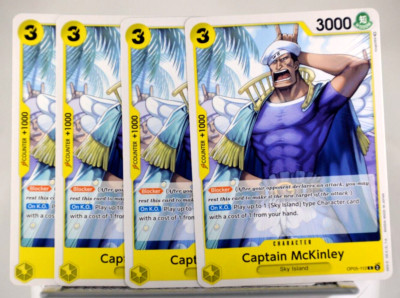 OP05-112 Captain McKinley (C) Awakening of the New Era One Piece CCG x4 Playset