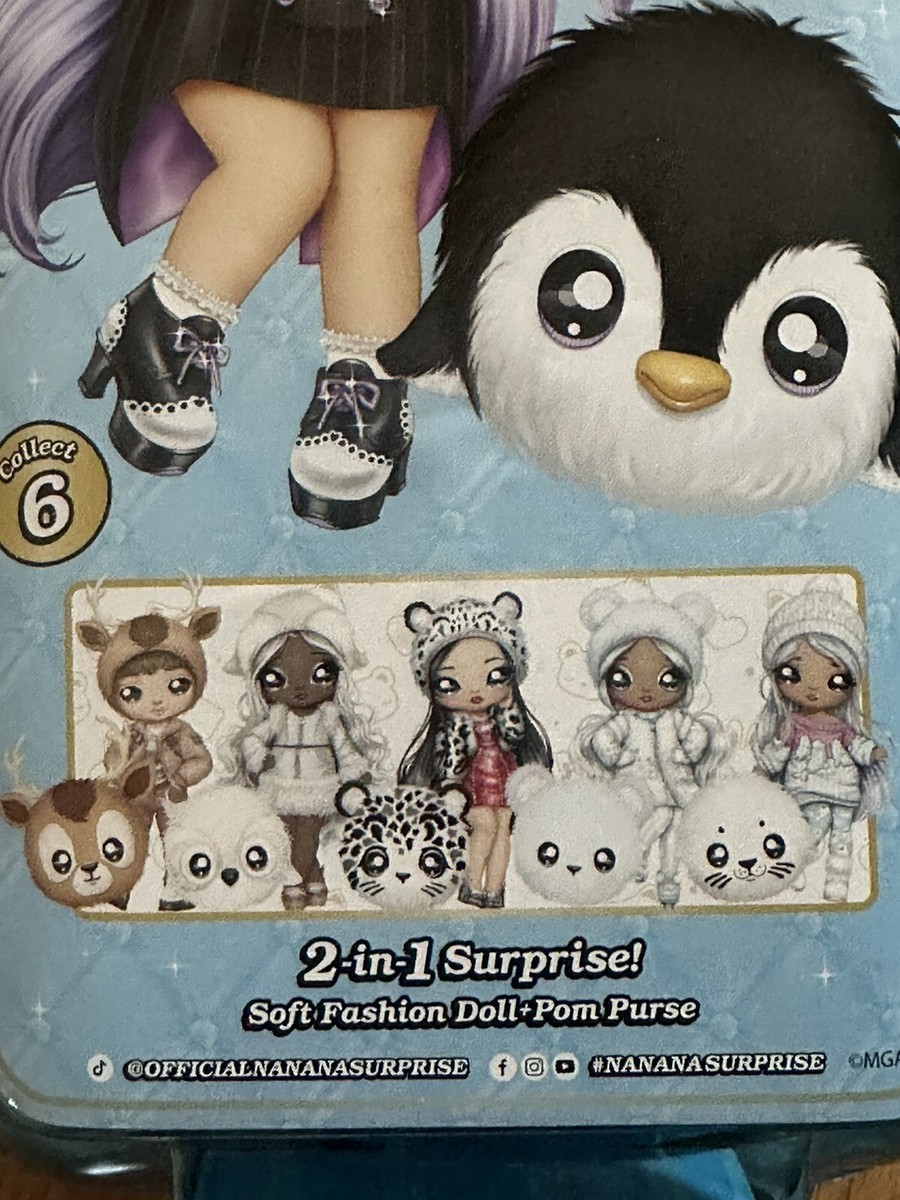 Na!Na!Na! Surprise - Cozy Series. Soft Fashion Doll + Pom Purse