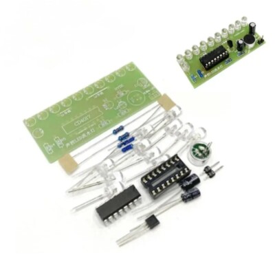 NE555 CD4017 LED Lauflicht Bausatz löten DIY Kit AHS