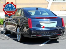 2013-2017 Cadillac XTS License Plate Trim Backdrop Chrome Stainless Steel