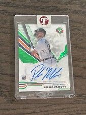 2024 Topps Pristine Green Parker Meadows RC Auto #PA-PN Tigers /150 Encased