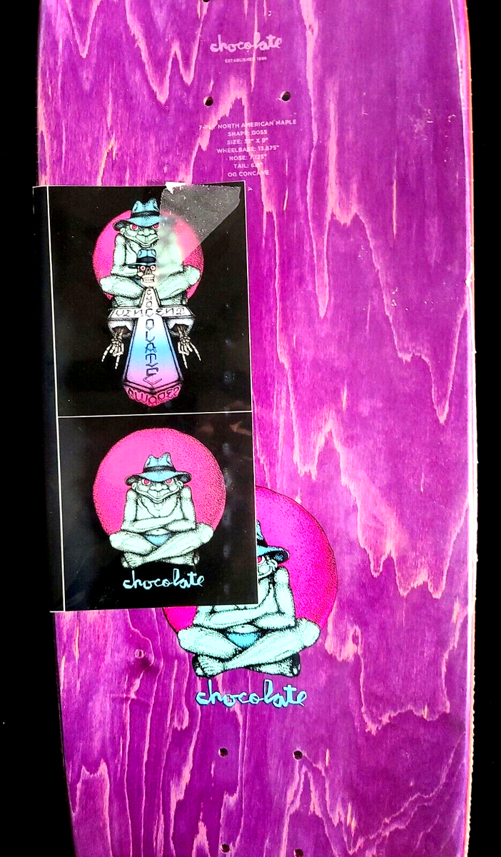 Vincent Alvarez Chocolate Sapo Shaped Love Seat Skateboard 9