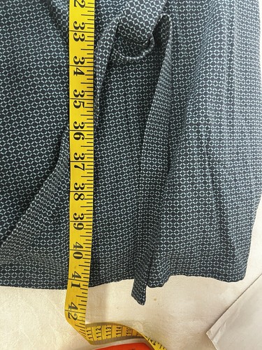 Tocca For Gwynne Bee Size 3X Blue / Green Dress Back Zip Scoop Neck Lined - Picture 7 of 11