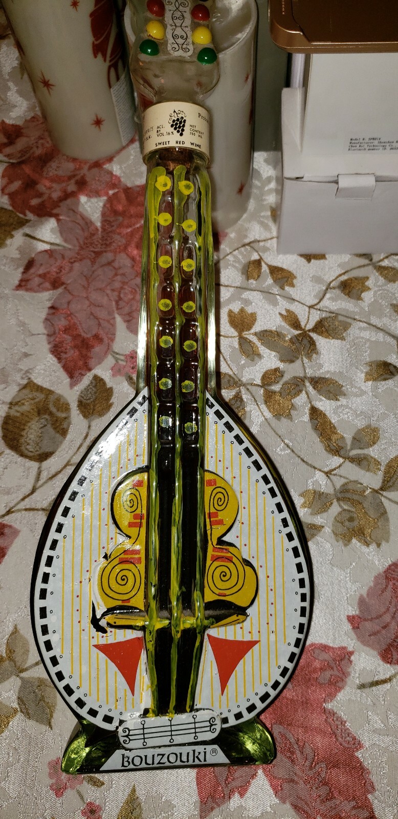 Vintage Greek Bouzouki Liquor Bottle. eBay