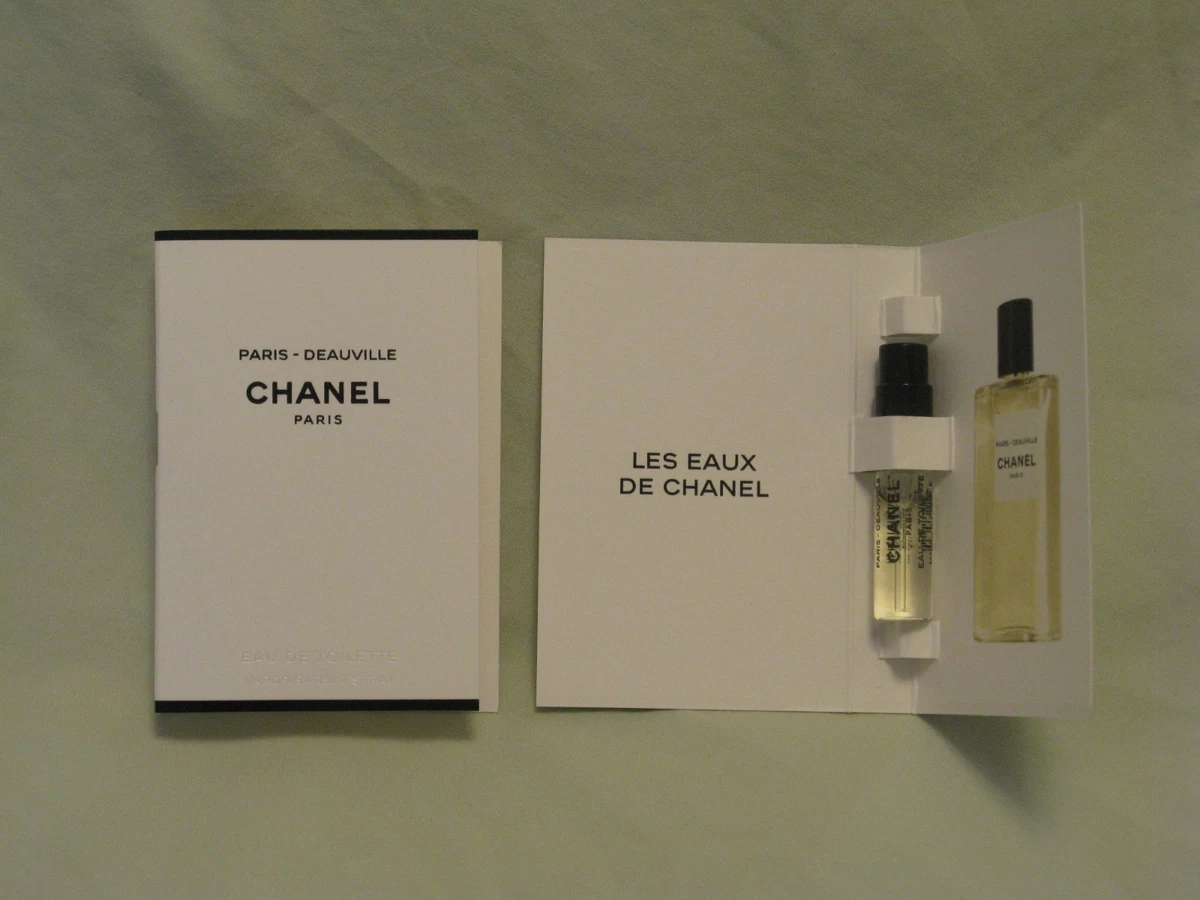 CHANEL 'Paris - Deauville' EDT 2x Perfume Spray Sample Vials -  Beautiful & New!