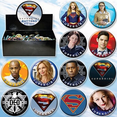 DC Comics Supergirl TV Series Metal Button Group of 12 Ata-Boy YOU CHOOSE BUTTON