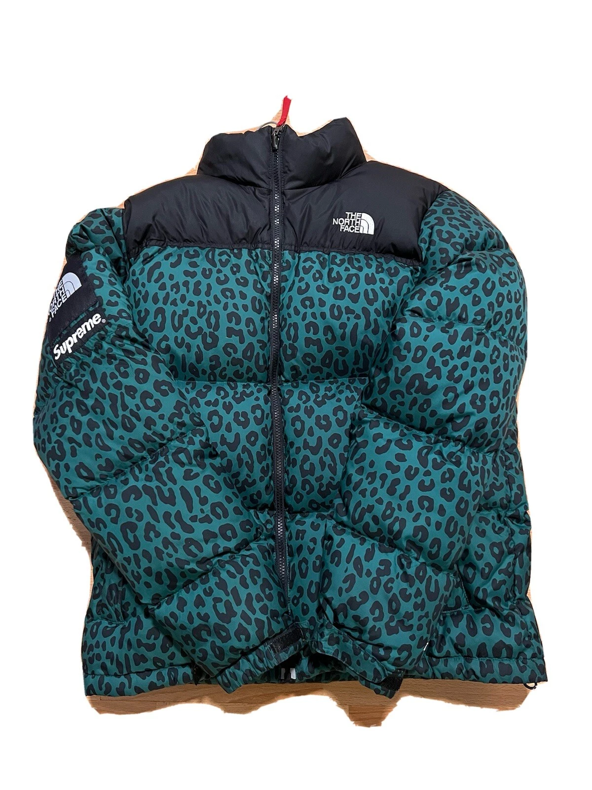 Veste de nuptse vert léopard Supreme x The North Face FW11 taille moyenne