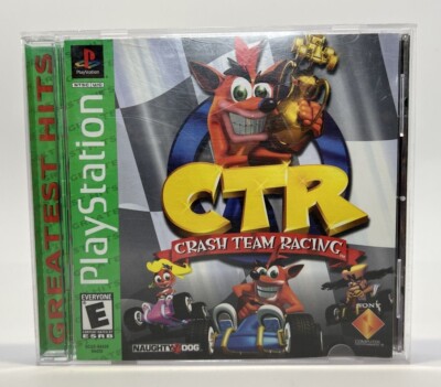 CTR: Crash Team Racing (PlayStation 1, 1999) PS1 GAME COMPLETE with MANUAL