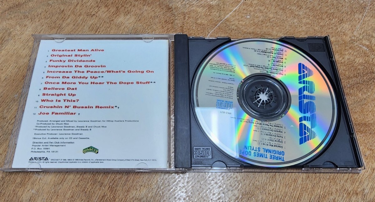 90年代DOPEアーカイブ!!サイケアウツお買い得3点セットです！！！ Three Times Dope - Original Stylin Cassette (1989) Old