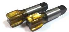 Handgewindebohrer Satz 2- teilig HSS G 1 1/8" Vor- & Fertigschneider Neu H10044