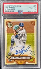 2022 Gypsy Queen Luis Patino On-Card Auto #GQA-LP PSA 10 Tampa Bay Rays