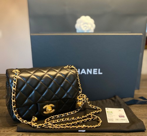 *CHANEL 22S Mini Square Flap Bag with 