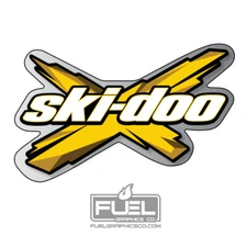 Ski-doo MXZ X REV-XP, XS Chassis Race Mod Snow Flap Premium High Tack Decal