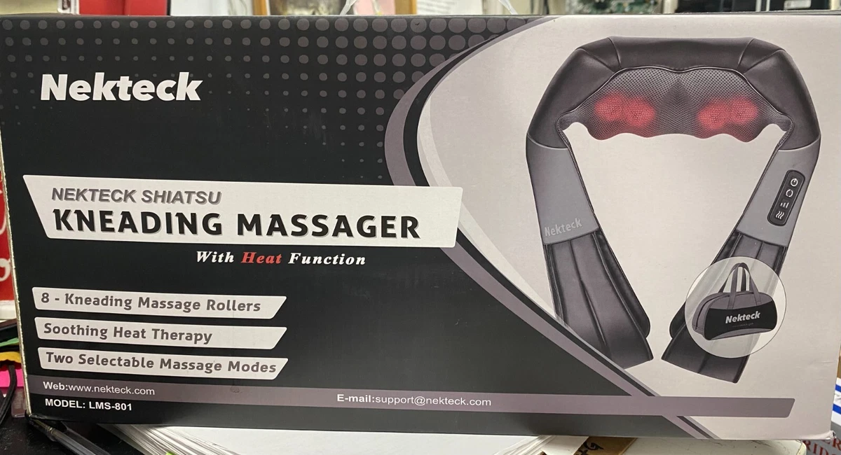 Nekteck hotsell neck massager