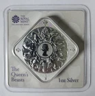 2025 Great Britain Queen's Beasts Completer 1oz Silver bar