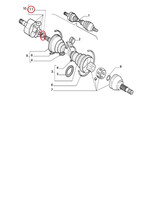 Fiat Original 75423306 Haltering FüR Differenzial-Semialber Riemen? Ritegno