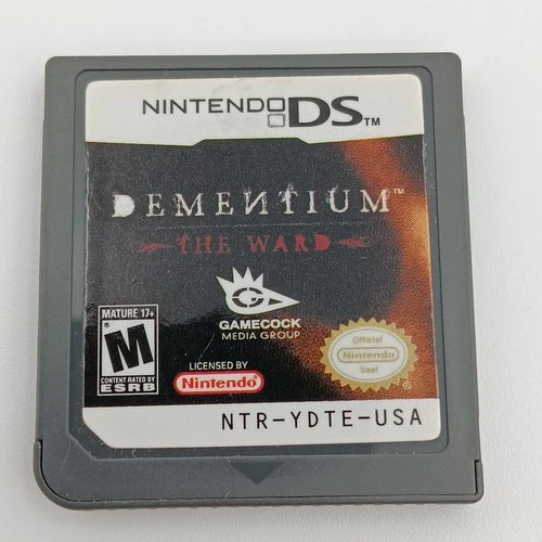 Dementium: The Ward (Nintendo DS, 2007) Cartridge Only Authentic Tested