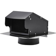 Galvanized Steel Roof Exhaust Vent Cap With Damper