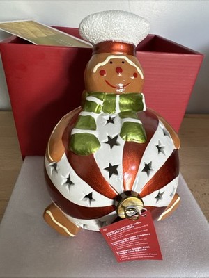 Luminary Gingerbread Man Christmas Ornament Home Reflectio Flameless Candle 2011