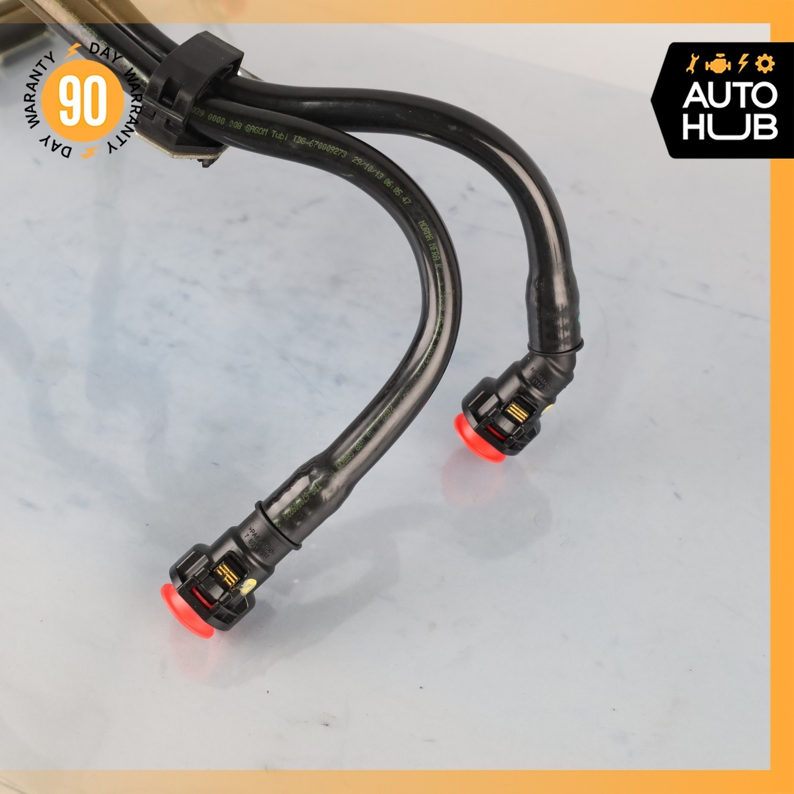 14-22 Maserati Quattroporte SQ4 Transmission Oil Cooler Line Hose Pipe Set OEM