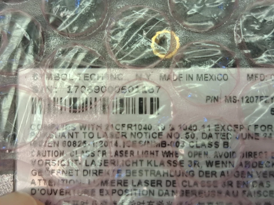 Zebra MS-1207FZY-I000R Fixed-Mount Barcode Scanner NEW * - - Image 4 of 4