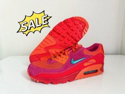 Men s Size 11.5 -Nike Air Max 90 Premium Sneakers Alchemy Pink Fire FJ3868-600