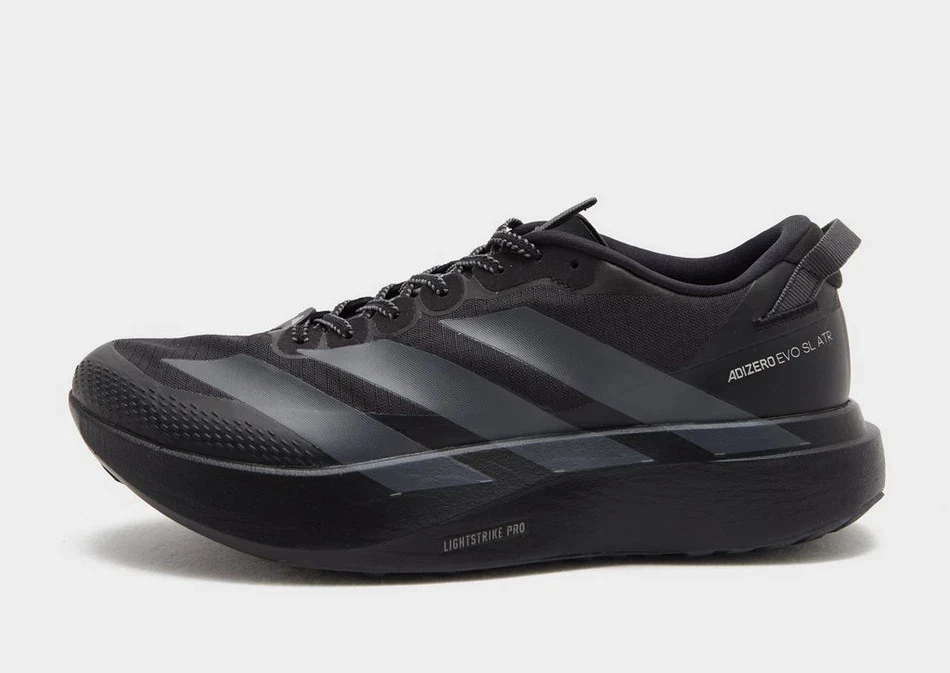 Adidas Adizero Evo SL ATR Shoes in Black and Grey