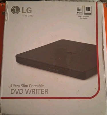 LG Ultra Slim Portable DVD Writer with M-DISC  Support - GP63EX70