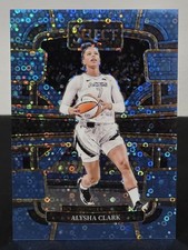 Alysha Clark 2024 Panini Select WNBA #43 Prizms Light Blue Disco #/125