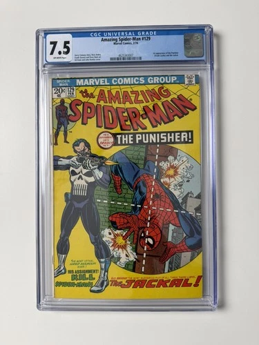 The Amazing Spider-Man #129 ** 1st Appearance of The Punisher ** CGC 7.5