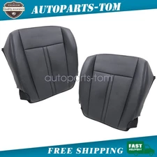 Driver / Passenger Bottom Leather Seat Cover For 2015-2017 Lincoln Navigator