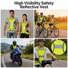High Visibility Reflective Safety Fluorescent Mesh Vest Running Cycling Sports