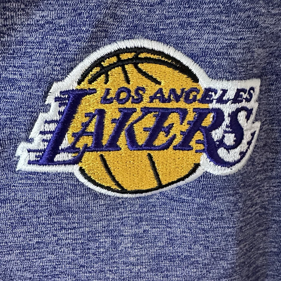 Camisa Pullover Grande LA Lakers Columbia Golf 1/4 Cremallera Púrpura Manga Larga Foto 2 de 4