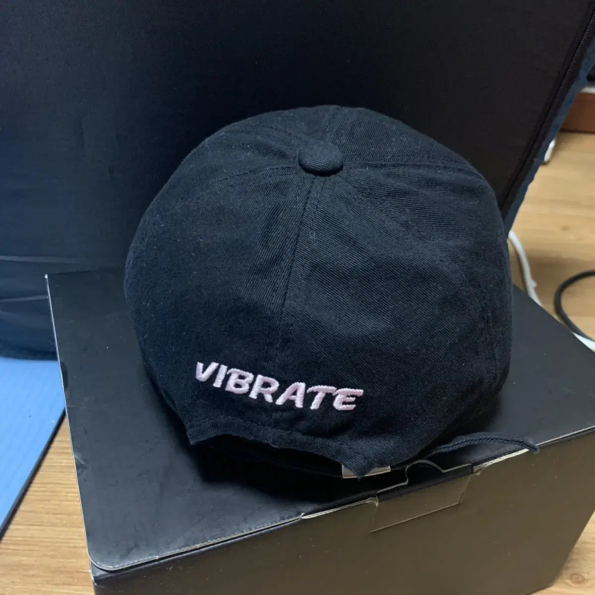 VIBRATE VIBRATE 3D BASIC BALL CAP LIGHT PINK & BL… - image 7