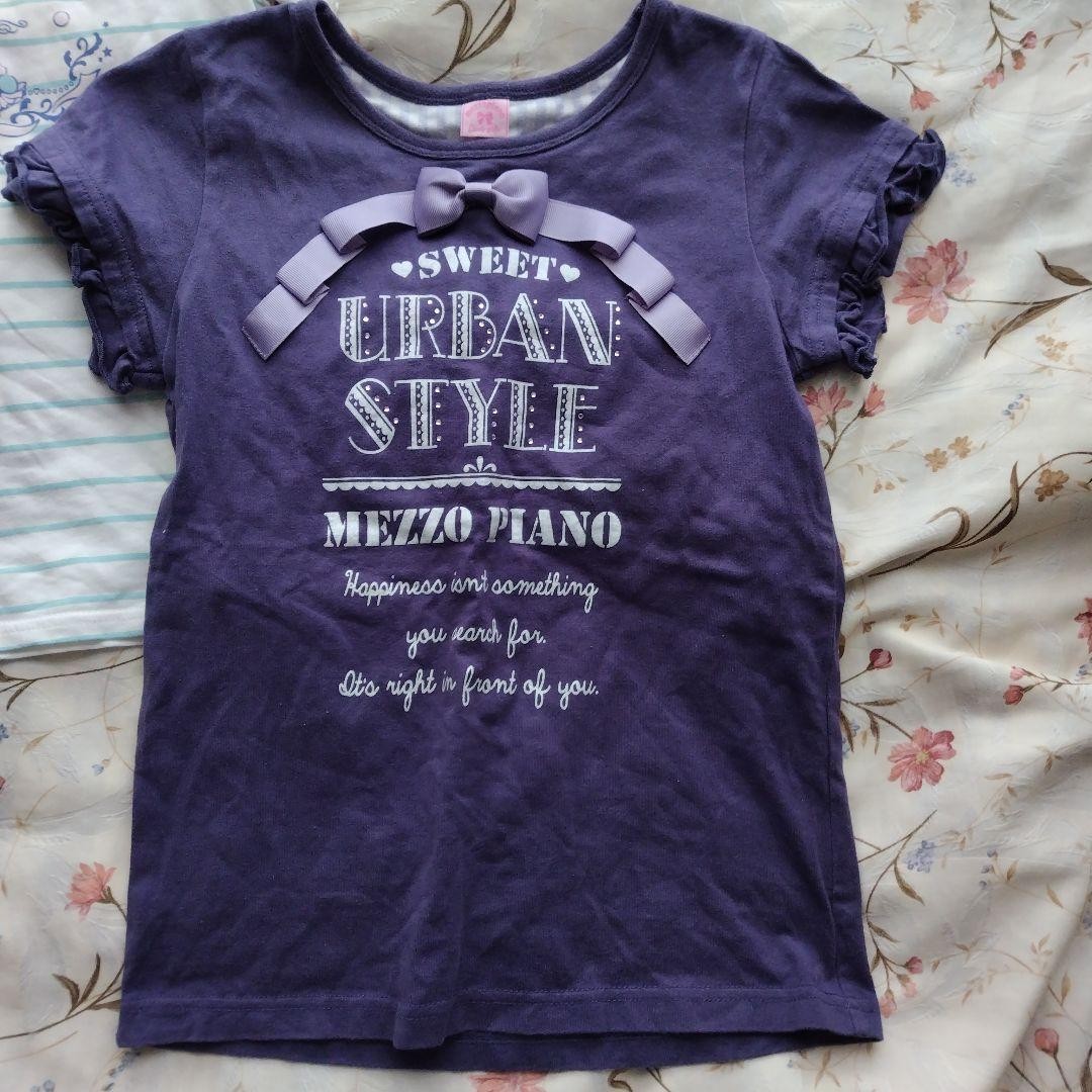 Mezzo Piano S 140 White TShirt Kids Girl Japan Size S | eBay