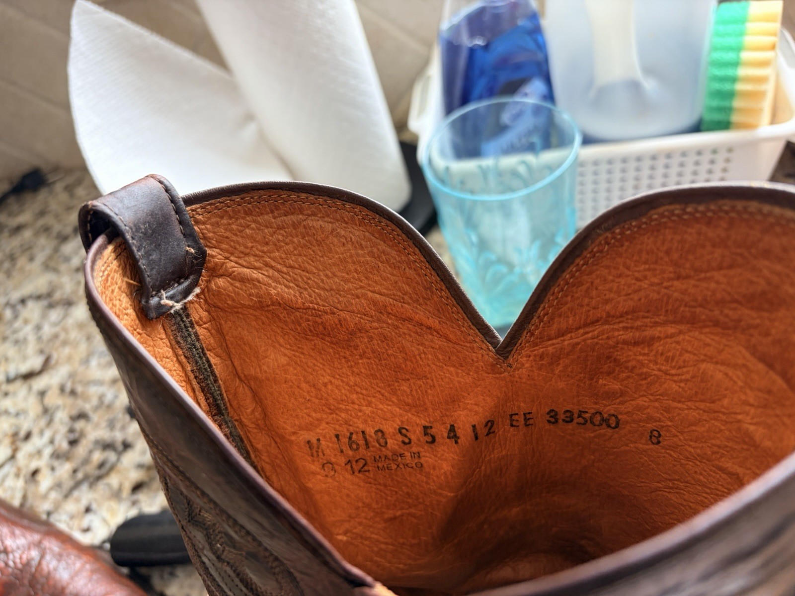 Lucchese ostrich Mens 12 EECowboy Western Boots B… - image 6