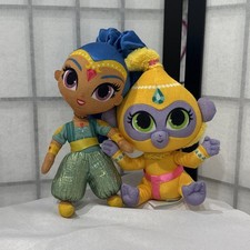 Shimmer and Shine Plush Lot Tala Monkey Set Stuffed Genie